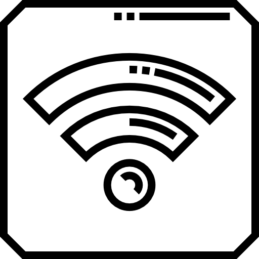 wi-fi Detailed Straight Lineal ikona