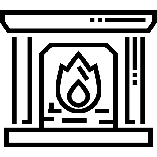 kominek Detailed Straight Lineal ikona