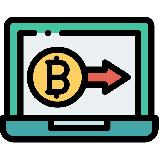 bitcoins Detailed Rounded Lineal color icon