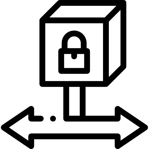 블록 체인 Detailed Rounded Lineal icon