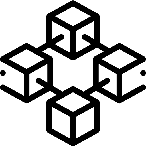 큐브 Detailed Rounded Lineal icon