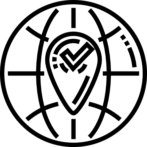 geolocalización Detailed Straight Lineal icono