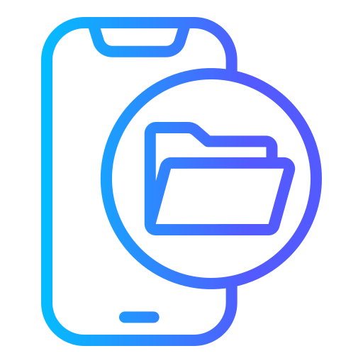 ordner Generic gradient outline icon