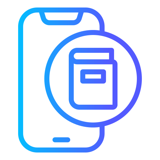 Ebook Generic gradient outline icon
