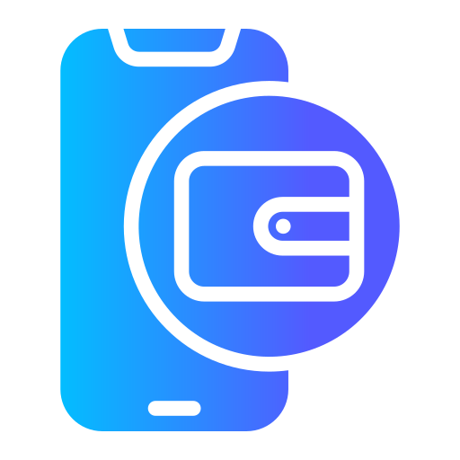 płatności mobilne Generic gradient fill ikona