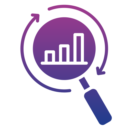 Analysis Generic gradient fill icon