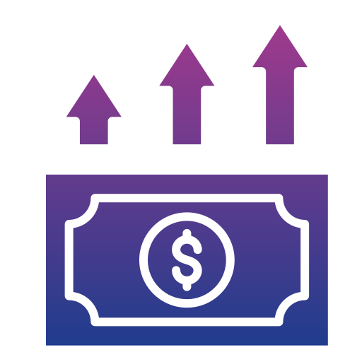 umsatz steigern Generic gradient fill icon