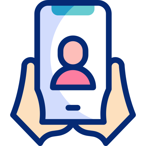Selfie Basic Accent Lineal Color icon