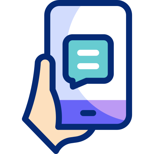 telefonchat Basic Accent Lineal Color icon