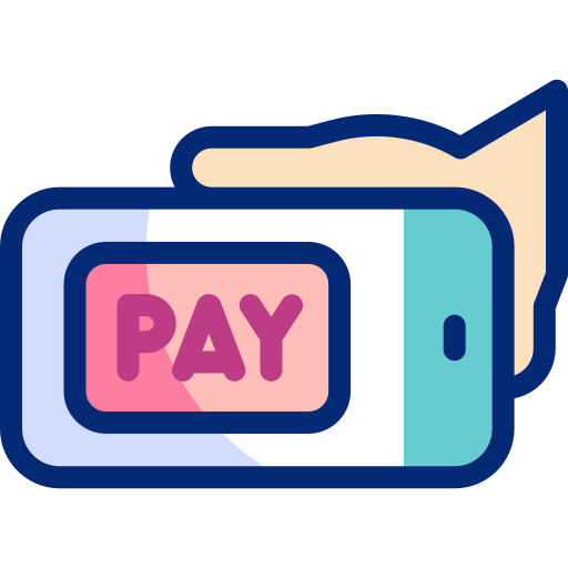Phone pay Basic Accent Lineal Color icon