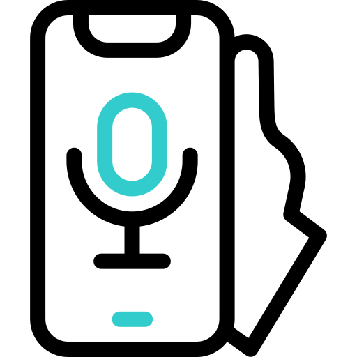dyktafon Basic Accent Outline ikona