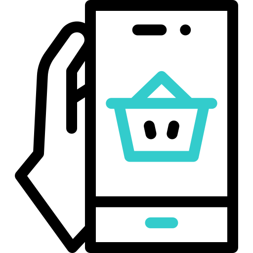 cesta de la compra Basic Accent Outline icono