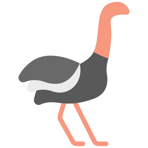 Ostrich Generic color fill icon