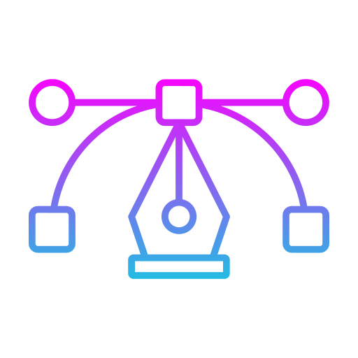 Vector Generic gradient outline icon