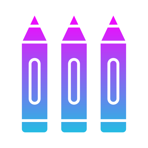 색연필 Generic gradient fill icon