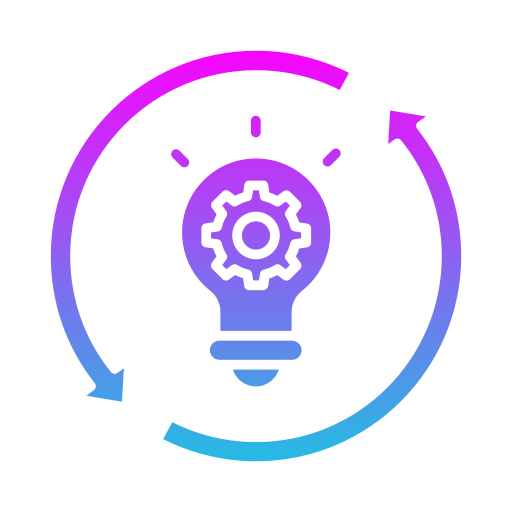 Design process Generic gradient fill icon