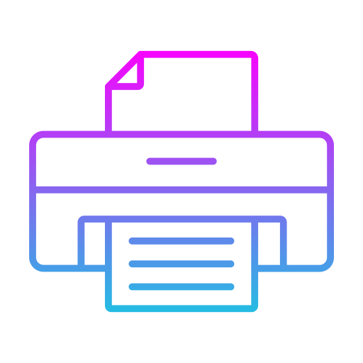 Printer Generic gradient outline icon