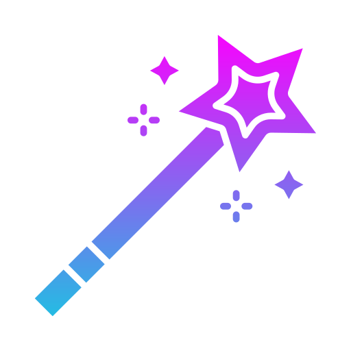 마법의 지팡이 Generic gradient fill icon