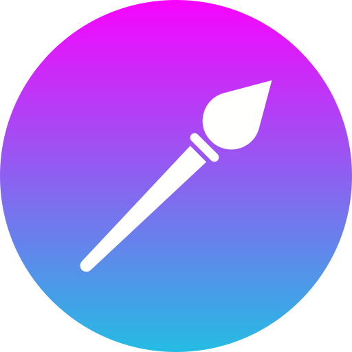 みがきます Generic gradient fill icon