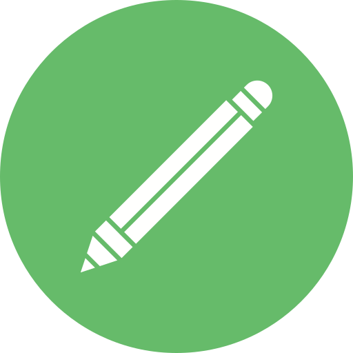 鉛筆 Generic color fill icon