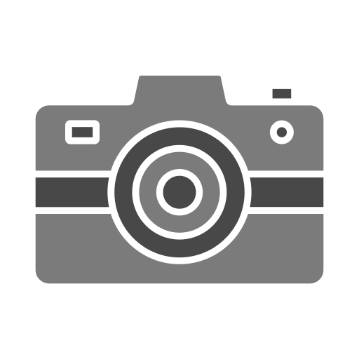 fotocamera Generic color fill icona