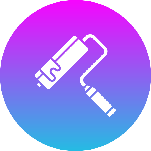 Paint roller Generic gradient fill icon