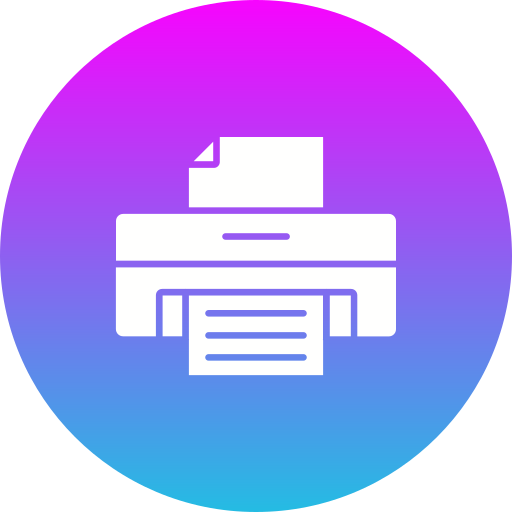 drucker Generic gradient fill icon