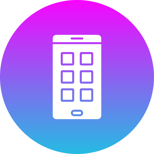 smartphone Generic gradient fill Ícone