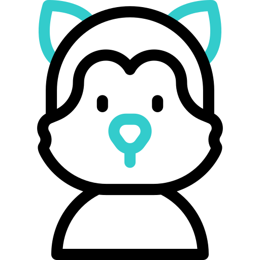 Wolf Basic Accent Outline icon