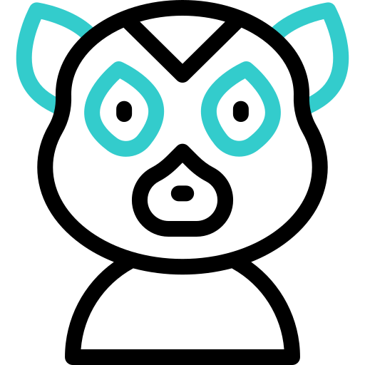 lémur Basic Accent Outline icono