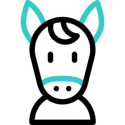 burro Basic Accent Outline icono
