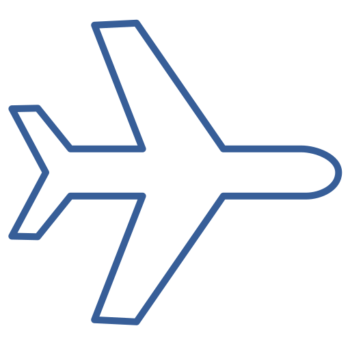 Plane Generic outline icon