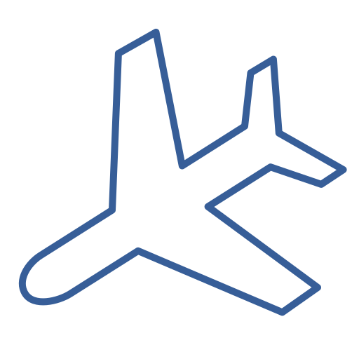飛行機 Generic outline icon