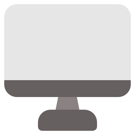 Monitor Generic color fill icon