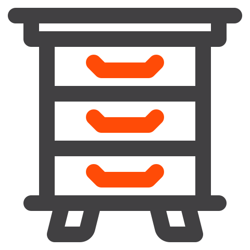 Filing cabinet Generic color outline icon