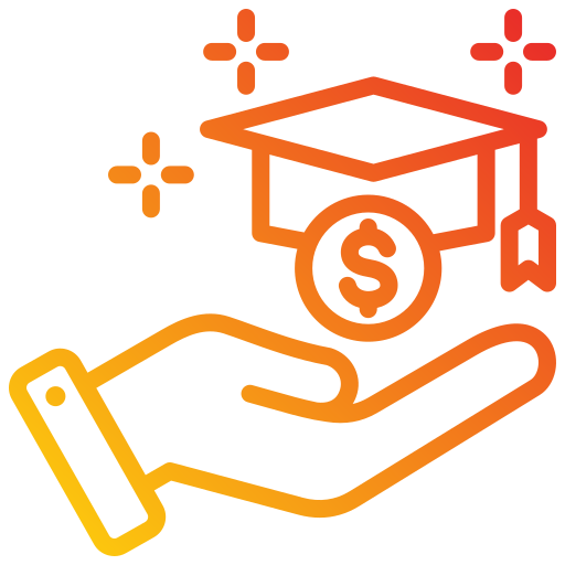 Scholarship Generic gradient outline icon