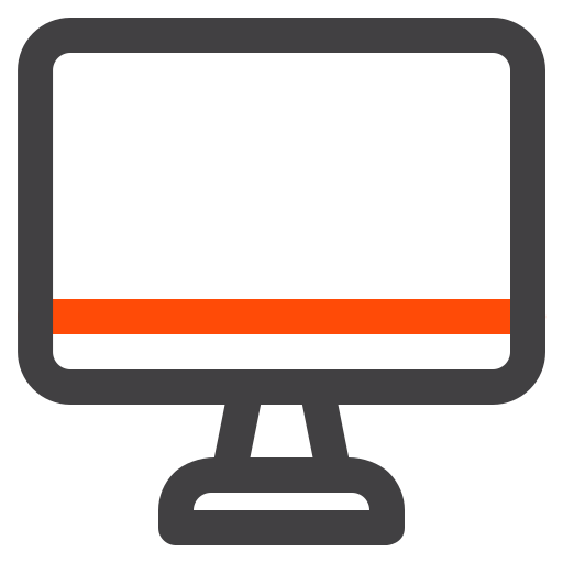 monitor Generic color outline ikona
