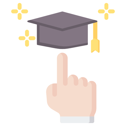 Higher Education Generic color fill icon