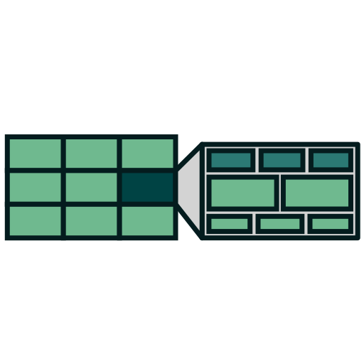 metri cubi Generic color lineal-color icona