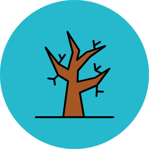 martwe drzewo Generic color lineal-color ikona