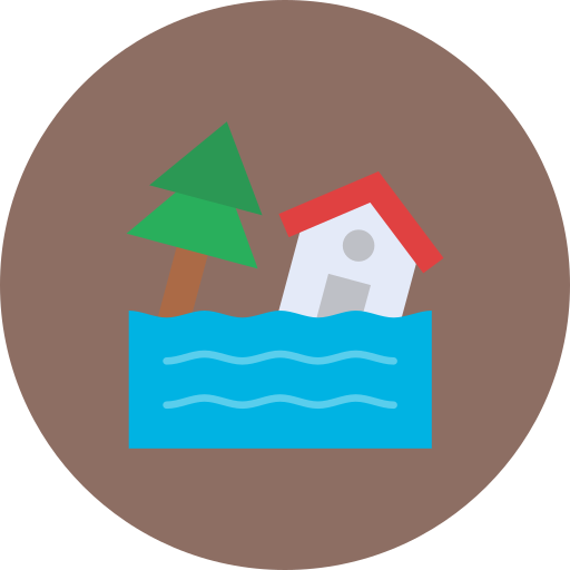 Überschwemmung Generic color fill icon