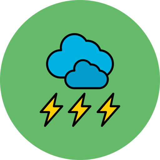 Lightning Generic color lineal-color icon