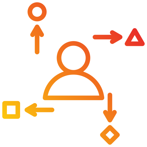 zdolność adaptacji Generic gradient outline ikona