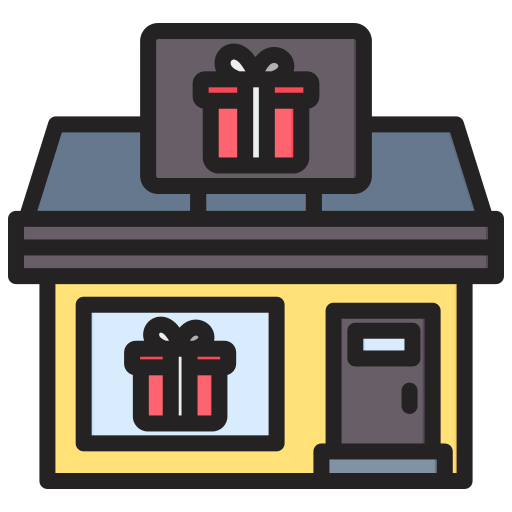 Gift shop Generic color lineal-color icon