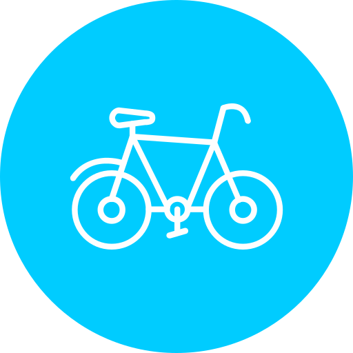Велосипед Generic color fill иконка