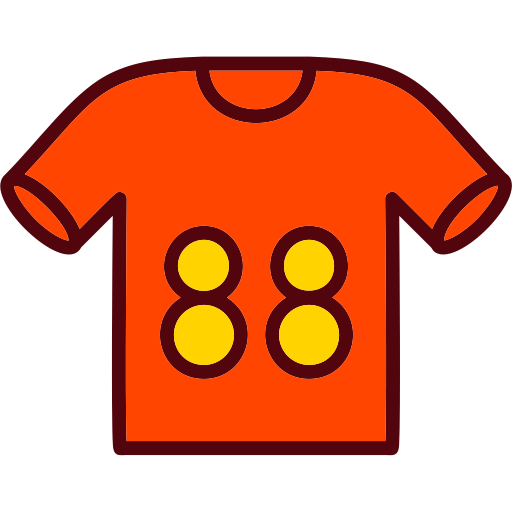 camisa esportiva Generic color lineal-color Ícone