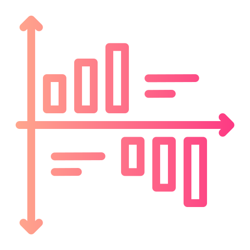 graph Generic gradient outline icon