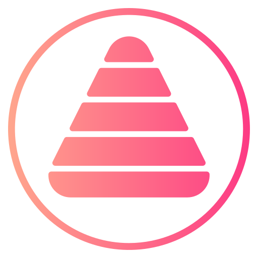 piramida Generic gradient fill ikona