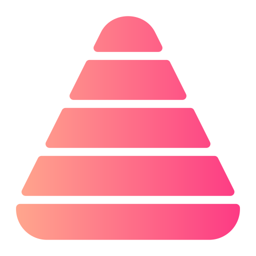 Pyramid Generic gradient fill icon