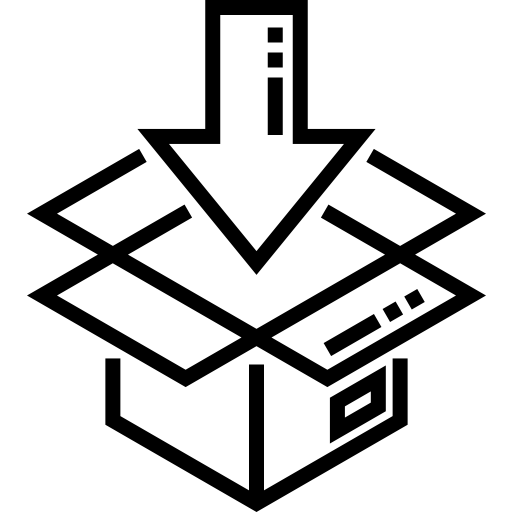 skrzynka Detailed Straight Lineal ikona